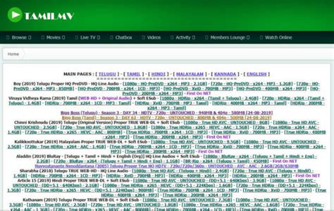 TamilMV proxy and mirror sites (Get TamilMV。